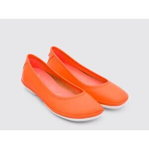 Camper Girl sz EU37 Right Orange Nina Ballerinas Flats Casual Preppy Colorful